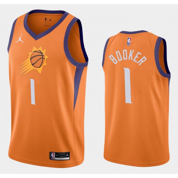 Phoenix Suns Trikot Devin Booker 1 2020-2021 Jordan Brand Statement Edition Swingman - Herren Phoenix Suns Trikot Devin Booker 1 2020-2021 Jordan Brand Statement Edition Swingman - Herren